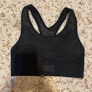 PINK sport by Victoria’s Secret size extra small black, lightly lined sports bra